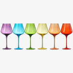Stagioni Stemmed Wine Glassware, Set of 6, "Pride"