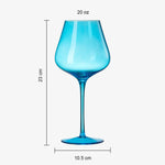 Stagioni Stemmed Wine Glassware, Set of 6, "Pride"