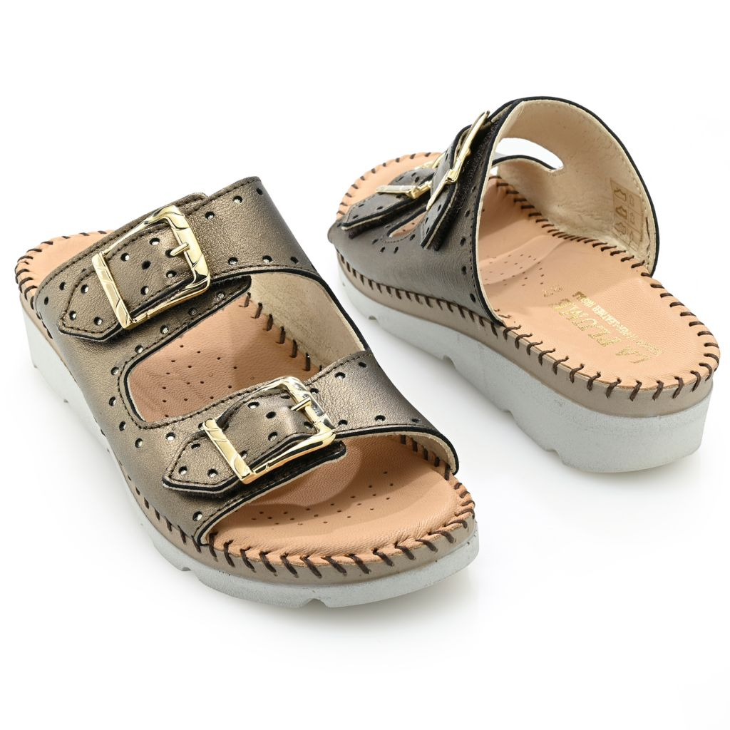 La Plume Clara Italian Made Leather Sandals