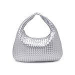 Urban Expressions Adela Woven Faux Leather Hobo Bag