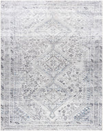 Barny Gray Denim Washable Rug - Clearance
