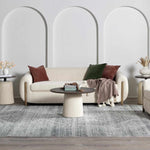 Barny Gray Blue Washable Rug - Clearance