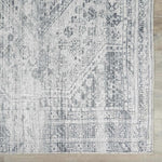 Barny Gray Blue Washable Rug - Clearance