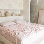 Organic Bamboo Sateen Bed Sheet Set