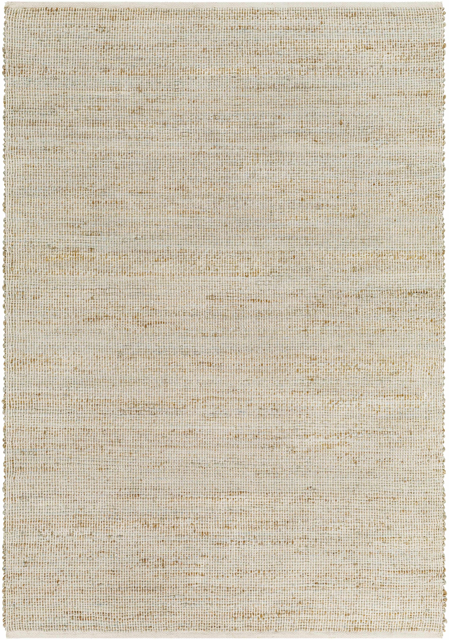 Byrne Beige & Green Jute Rug - Clearance
