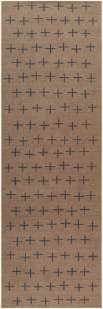 Haimi Black Washable Jutely Rug - Clearance
