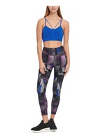 DKNY Women's Low Impact Fitness Sports Bra Blue Size X-Large