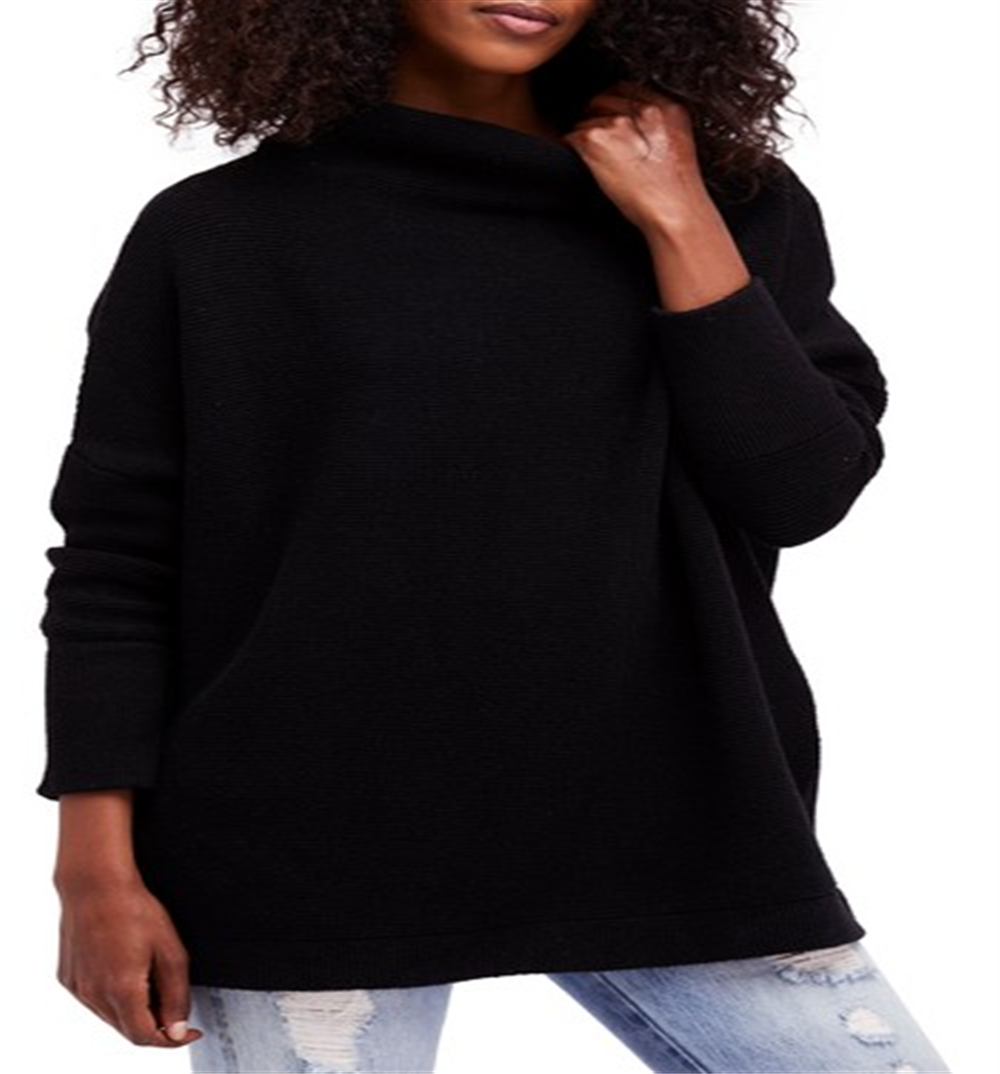 Free People Women's Ottoman Slouchy Tunic Black