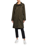 Eileen Fisher Women's MIDI Organic Cotton Cold Weather Coat Brown Size X-Small