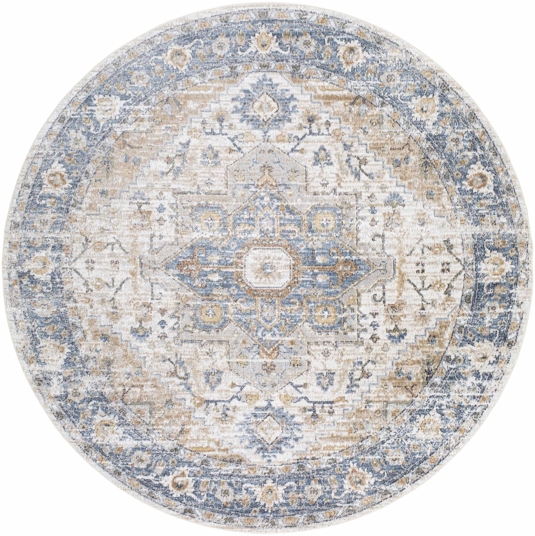 Ezri Cream Washable Area Rug
