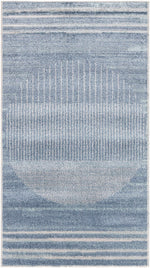 Thad Blue Washable Area Rug - Clearance