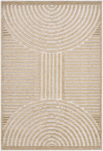 Deron Beige Washable Area Rug