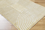 Deron Mustard Washable Area Rug