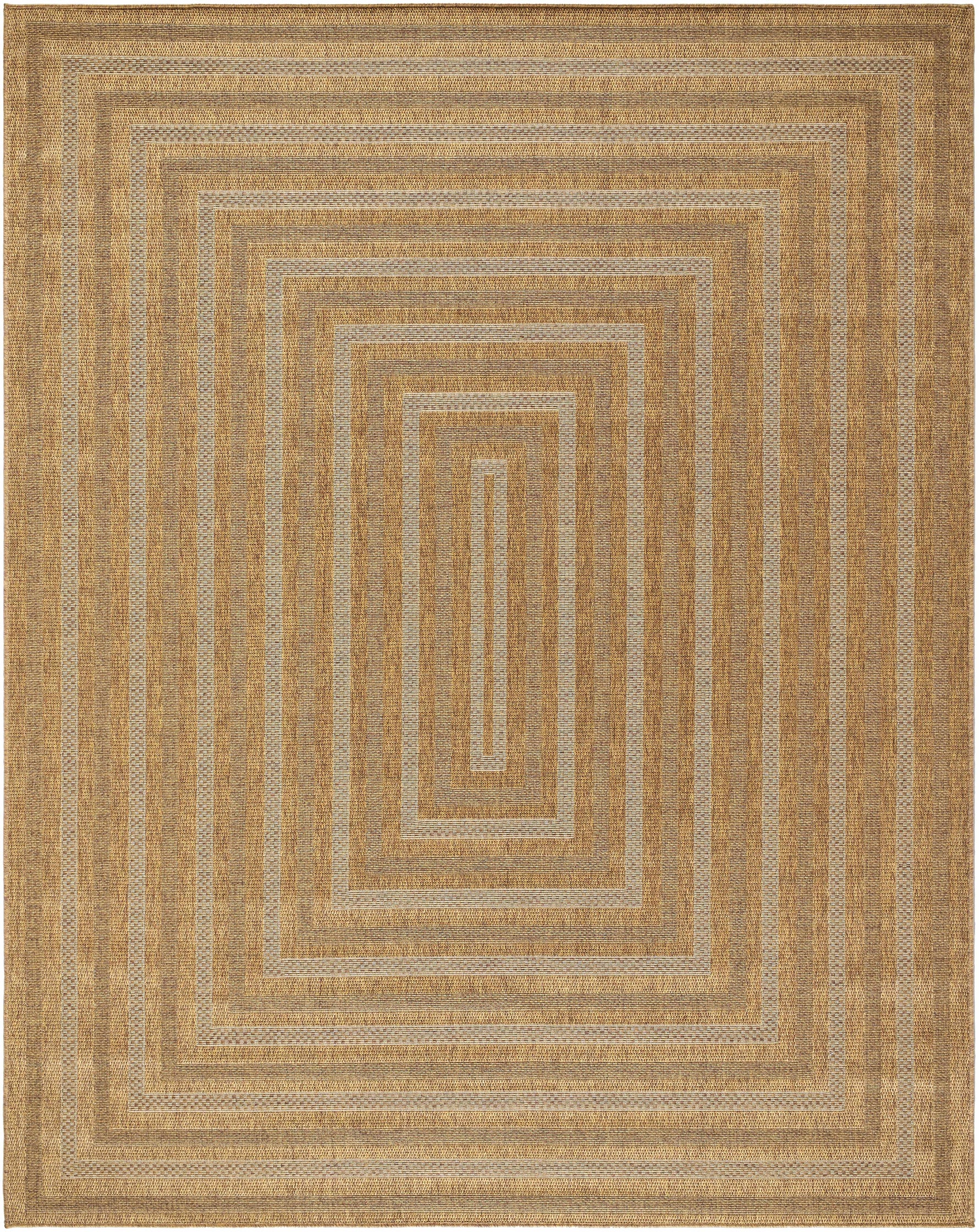 Dyami Flatweave Faux Jute Outdoor Rug