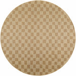 Kuval Checkered Brown Outdoor Rug