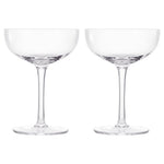 Classica Champagne Coupe Cocktail Glassware, Set of 2