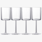 Barcelona Acrylic Stemmed Wine Glassware, Set of 4