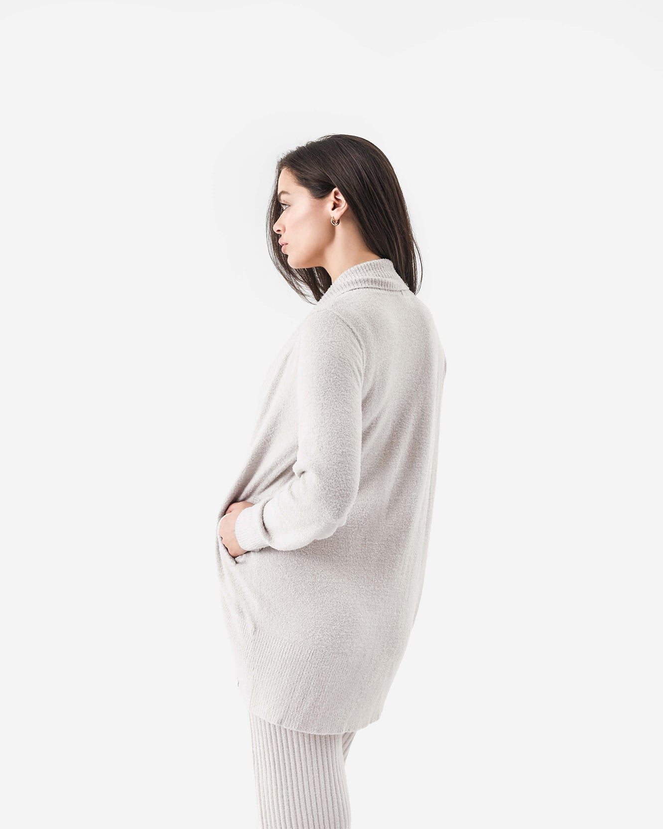Cloud Cool Relaxed Open Front Cardigan