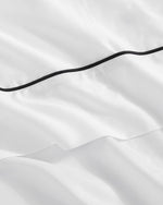 Lumière Luxe Top Sheet with Piping