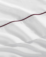 Lumière Luxe Top Sheet with Piping