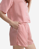 Silky Lyocell Striped Boxer Shorts