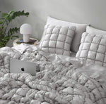 Silky Lyocell Puff Throw Pillow