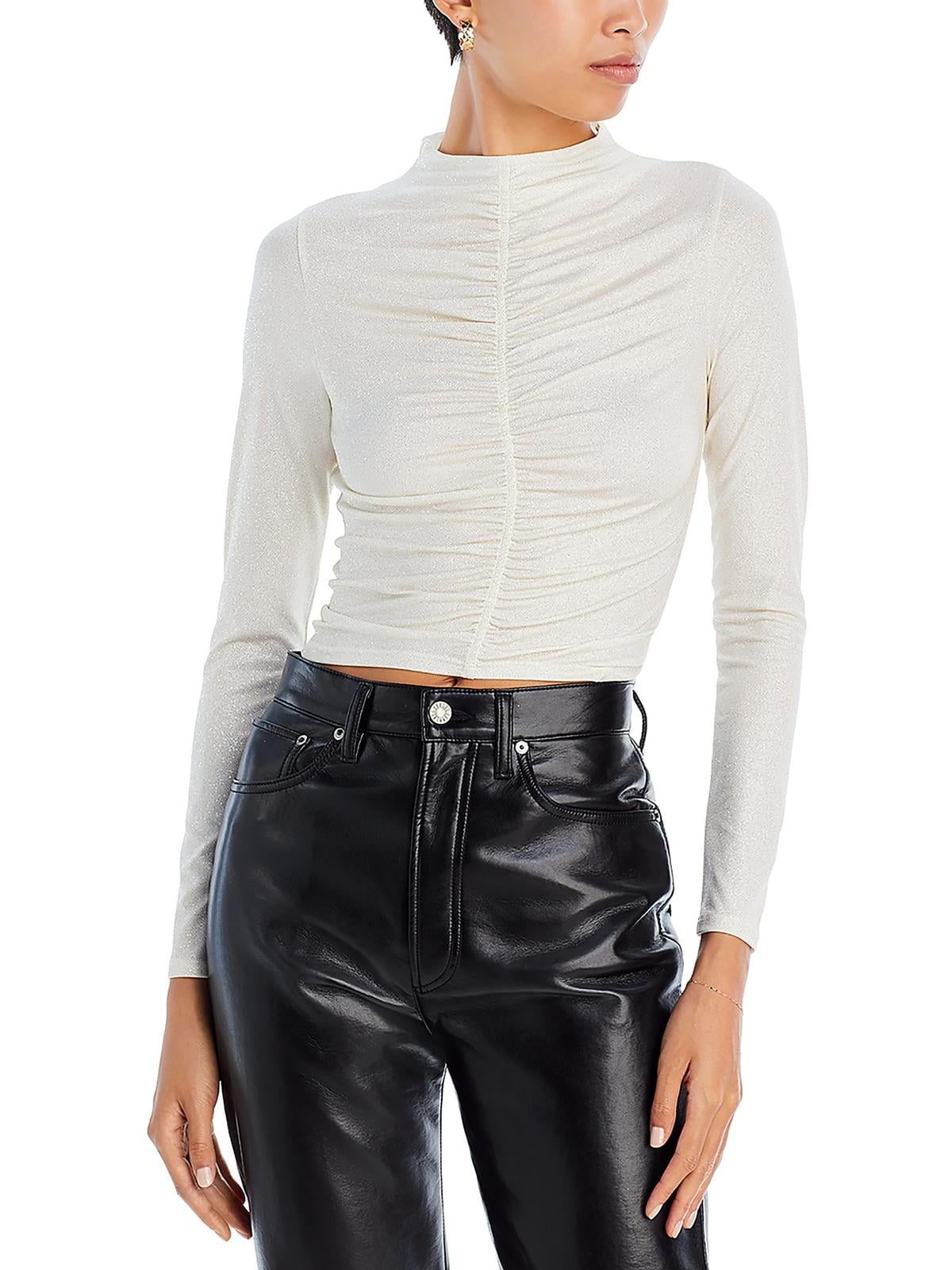 Fore Glitter Ruched Top Size XS