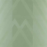 Flynn Green Chevron Glass Decorative Accent - Clearance