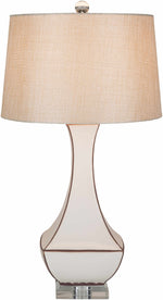 Tuka Tan Ceramic Table Lamp - Clearance