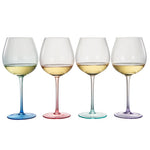 Alba Balloon Stemmed Wine Glassware, Set of 4