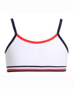 Tommy Hilfiger Little & Big Girl's Embossed Seamless Bra White Size 6-7