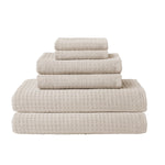 Uchino Waffle Twist 6 Piece Towel Bundle