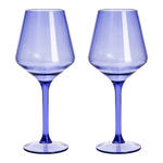 Saint Tropez Acrylic Stemmed Wine Glassware, Set of 2