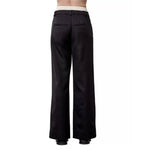 Moon River Layered Waistband Pants Black