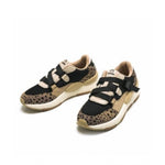 Mustang Women’s Taupe Max Lace-Up Sneakers
