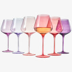 Love Stemmed Wine Glassware, Set of 6
