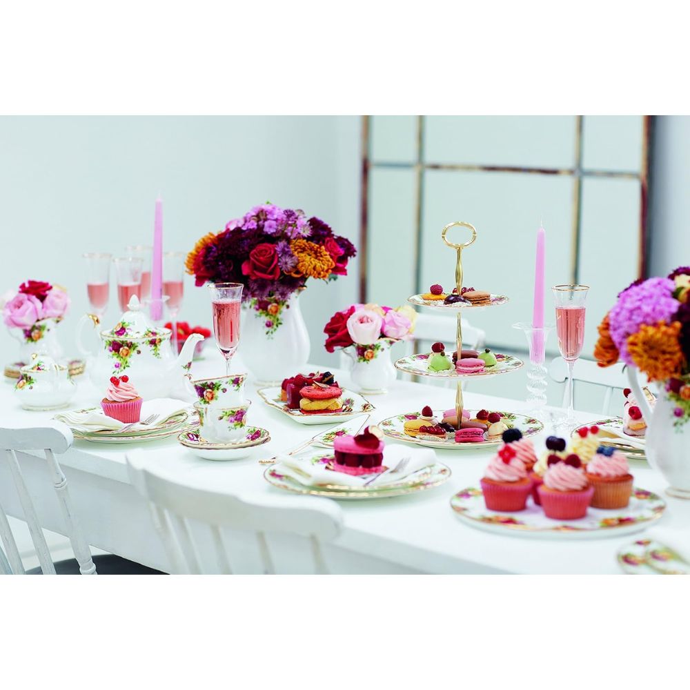 Royal Albert Old Country Roses 9-Piece Tea Set