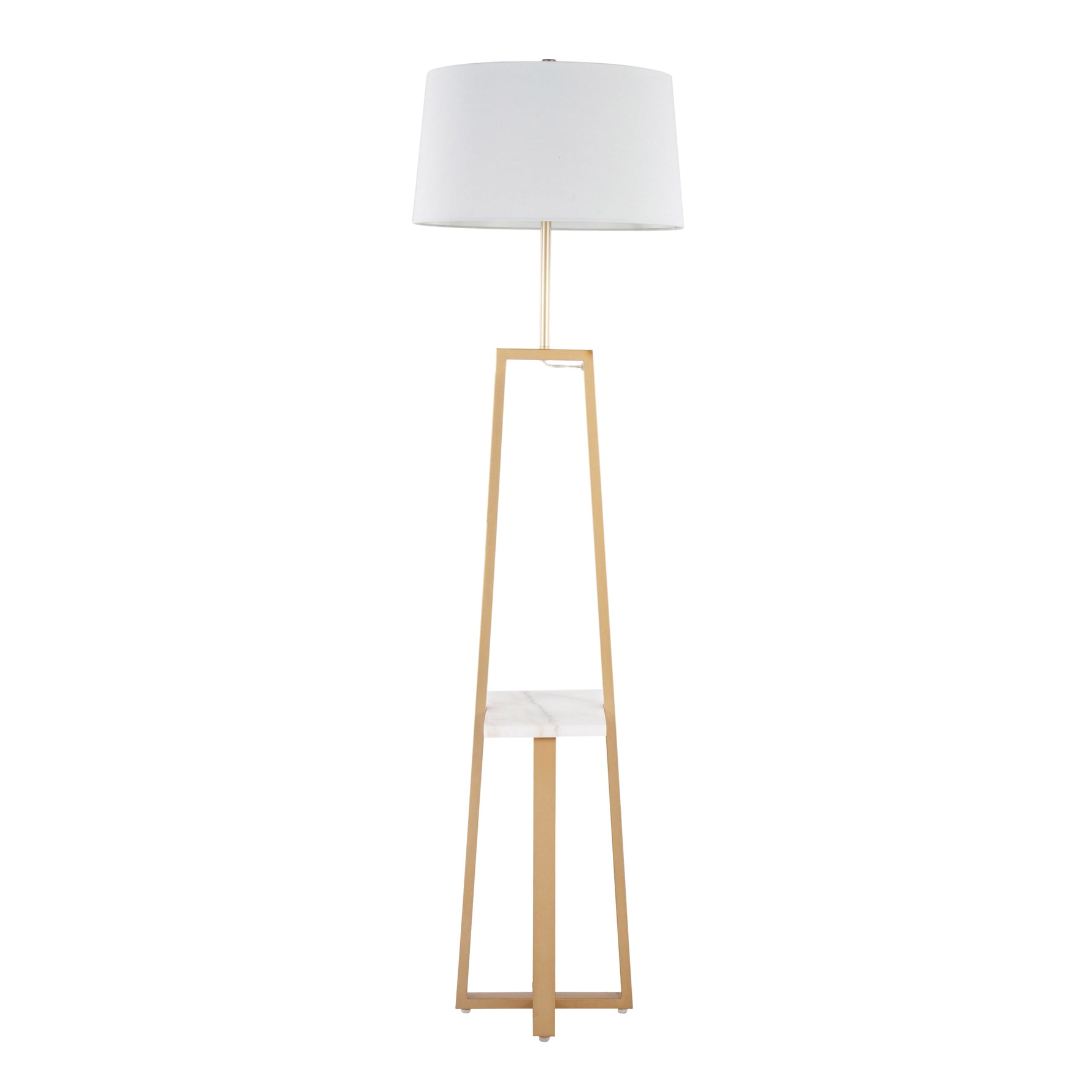 Cosmo Shelf Contemporary Glam Floor Lamp