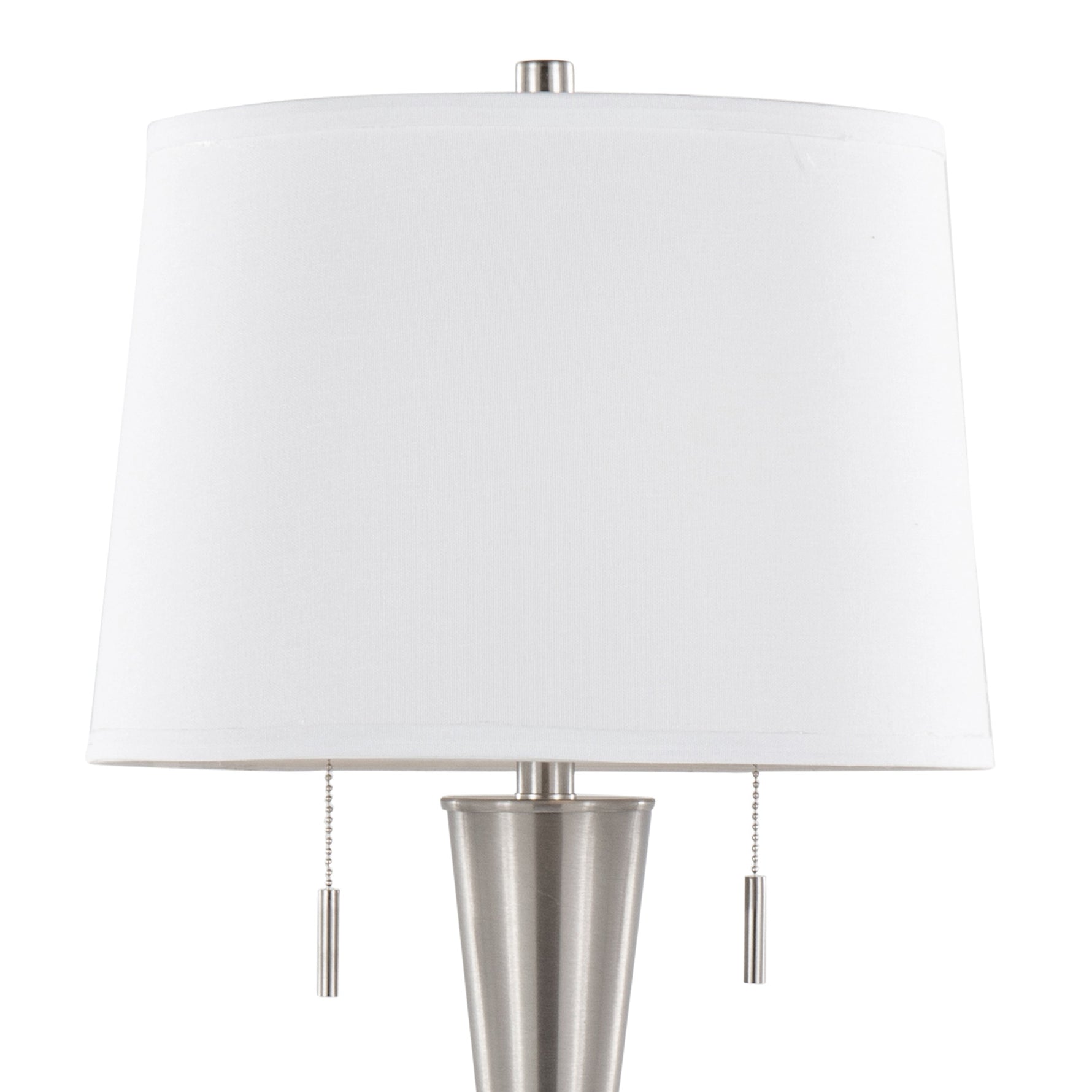 Jules 30.25" Contemporary Metal Table Lamp with Built-In USB Port - Set of 2