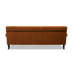 Alana Lawson Three-Cushion Tight Back Sofa, Burnt Orange Performance Velvet