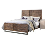 Andria Reclaimed Oak Finish Queen Bed