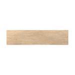 Calder 60' Solid Reclaimed Elm Plinth Console Table, Heritage Light Natural Brown