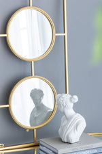 3 Mirror Piece Wall Mirror in Rectangular Frame