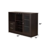 Hazen Wine Cabinet III - Espresso