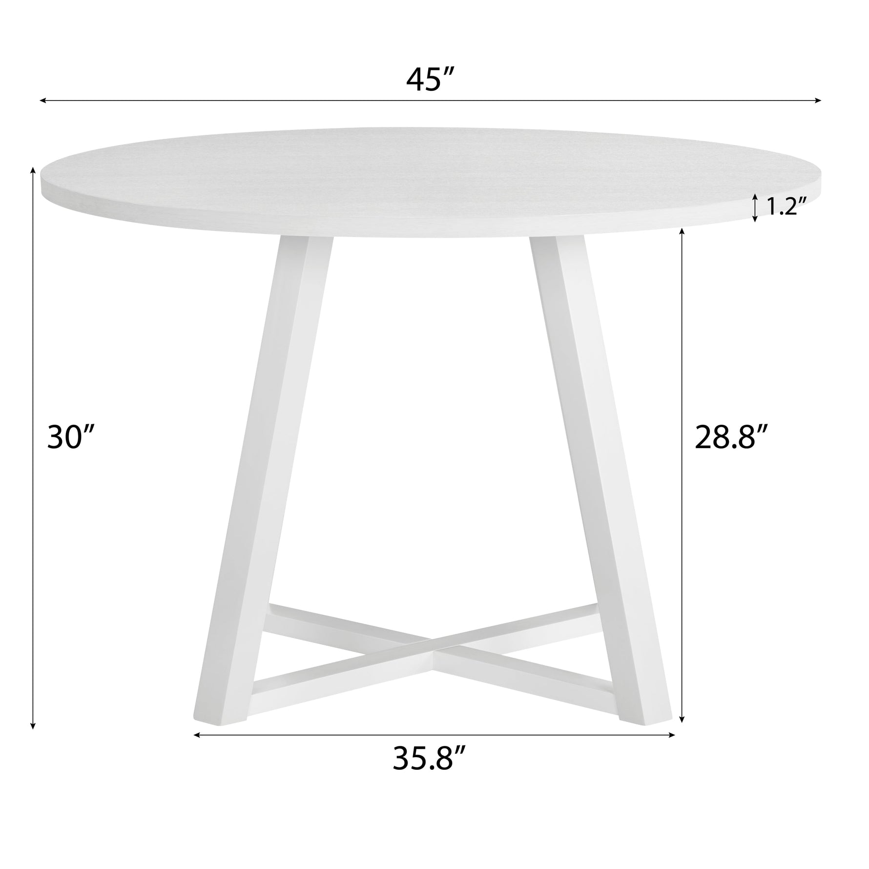 Innes 5-Piece Round Dining Set