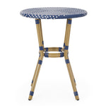 Outdoor PE Rattan and Aluminum 3 Piece French Bistro Set