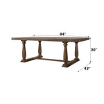 Bernard Weathered Dining Table