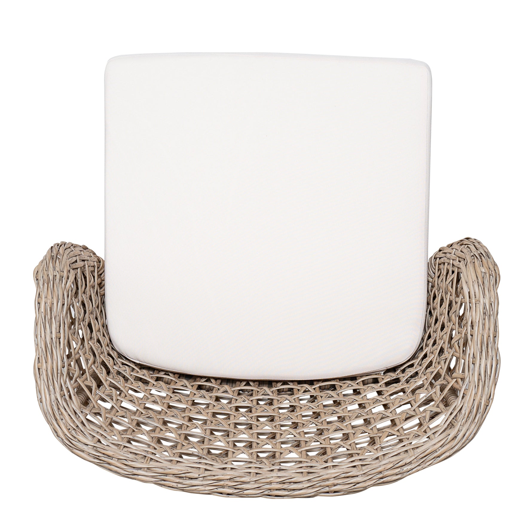 Outdoor Acacia Wood Bar Stools with Cushions (Set of 4)
