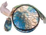 Mellow World "Francesca" Croco Embossed Tassel Detailed Coin Purse