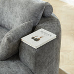 55'' Chenille Foam Single Swivel Chair